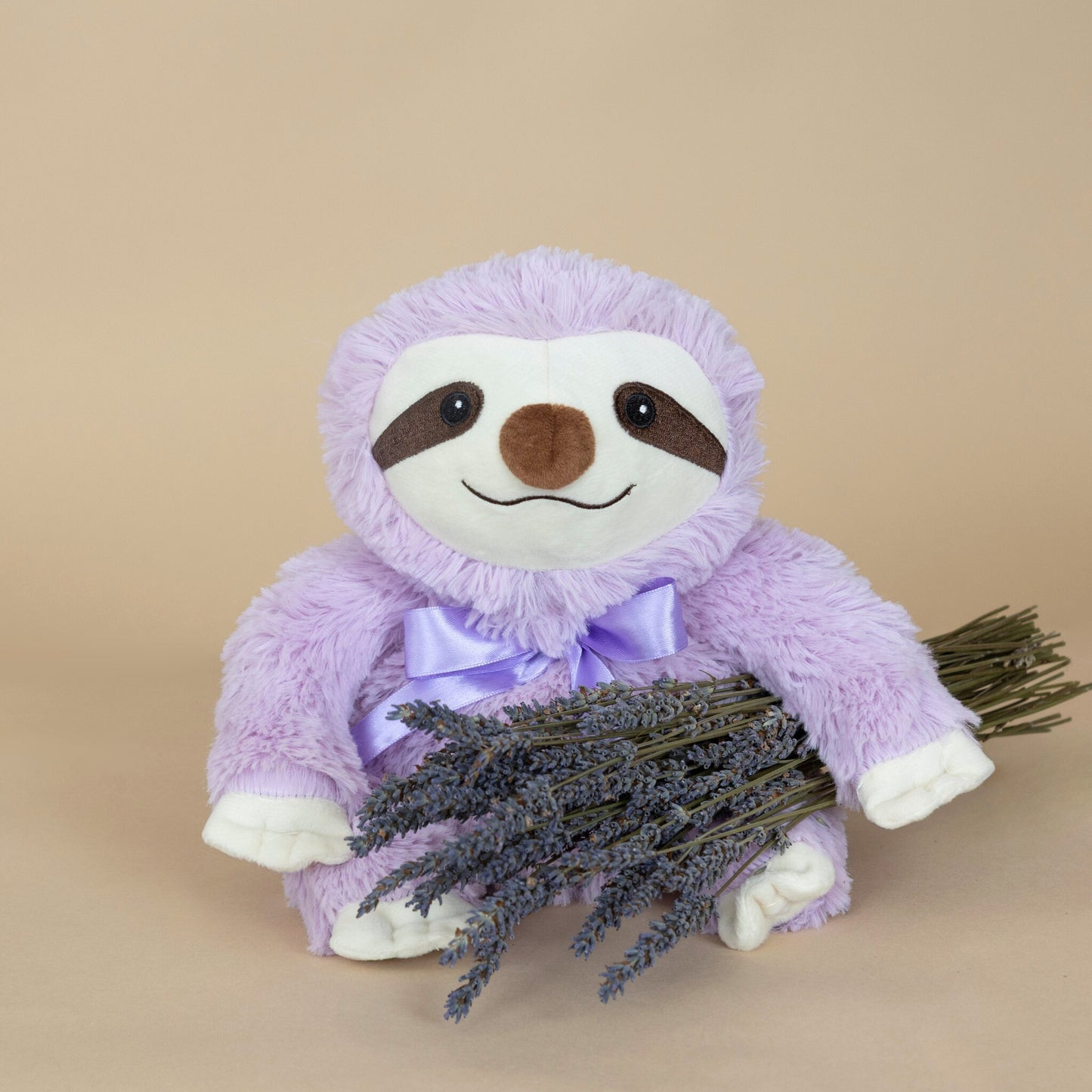 Purple Lavender Aromatherapy Sloth with Bow