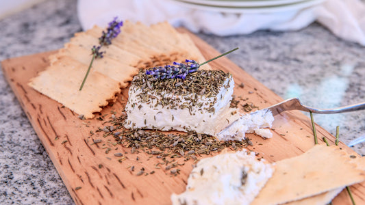 Lavender Herbed Goat Cheese Appetizer