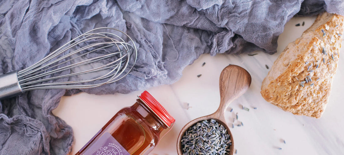 Lavender Infused Honey Scones