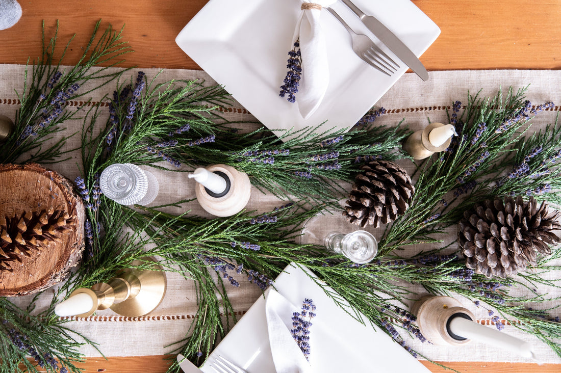 Lavender Holiday Decor ideas for a naturally elegant home