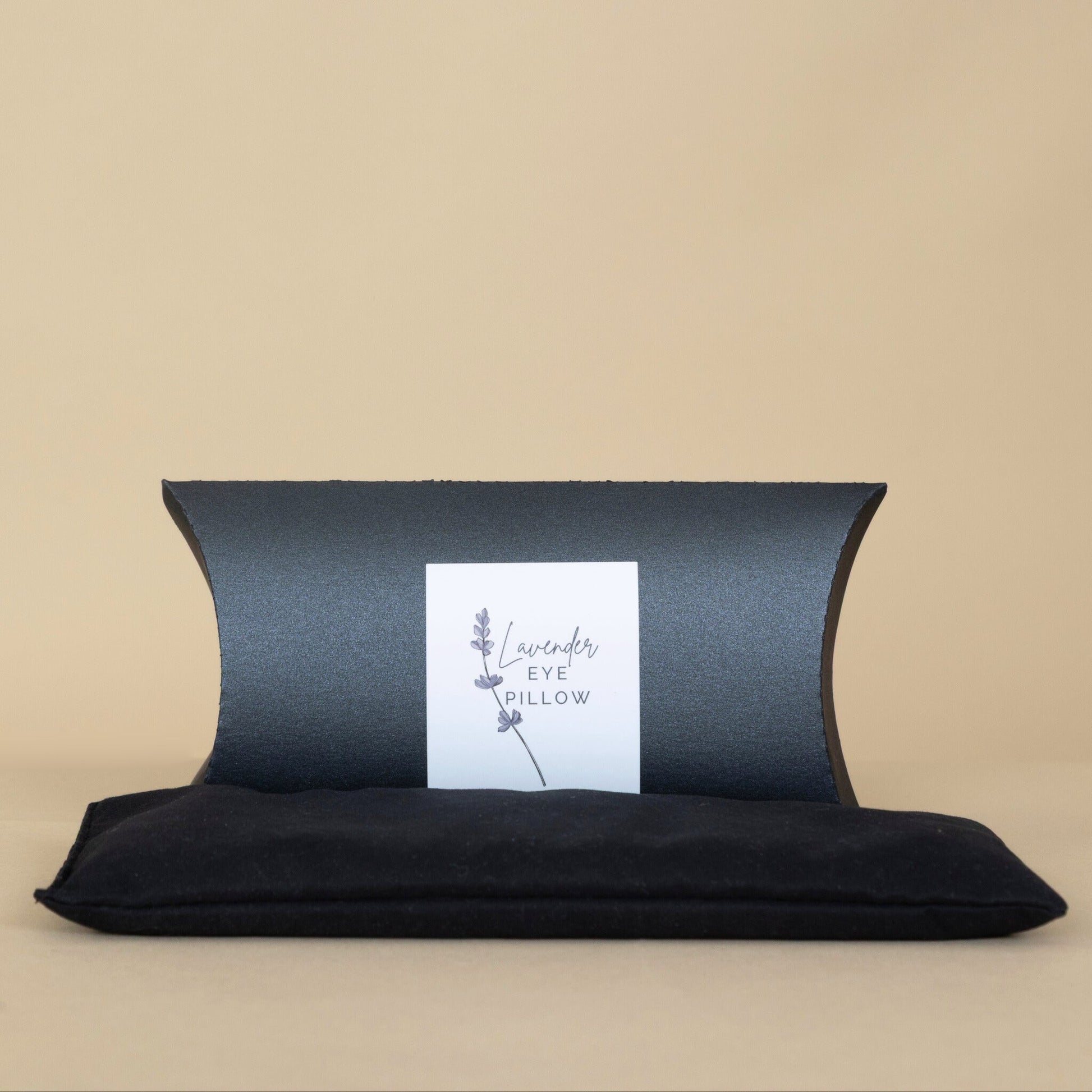 Lavender Eye Pillow in black