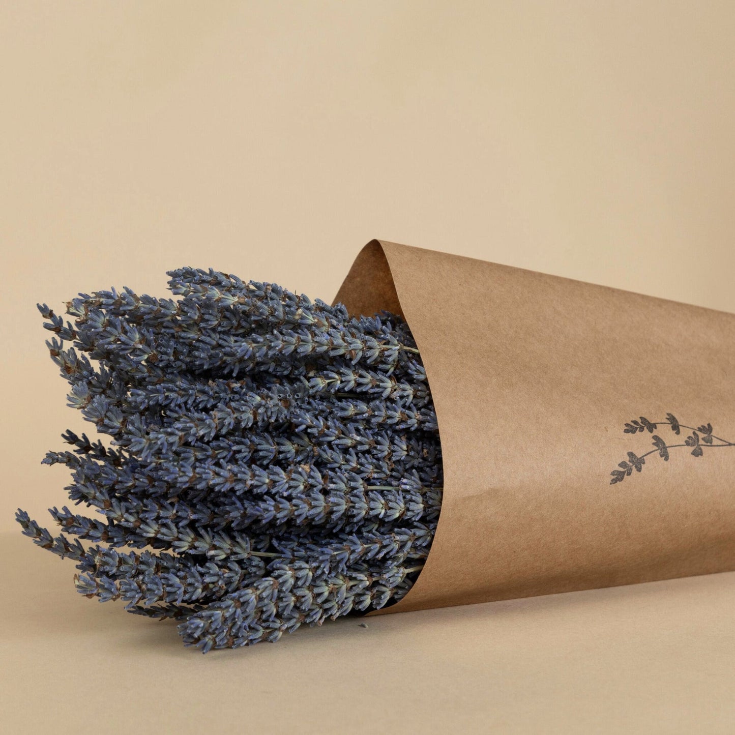 Organic Lavender Bouquet displayed with fresh purple blooms, ideal for natural home decor or gifting.