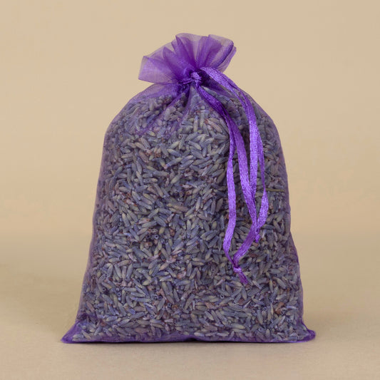 Organic Lavender Sachet Large in Purple Bag