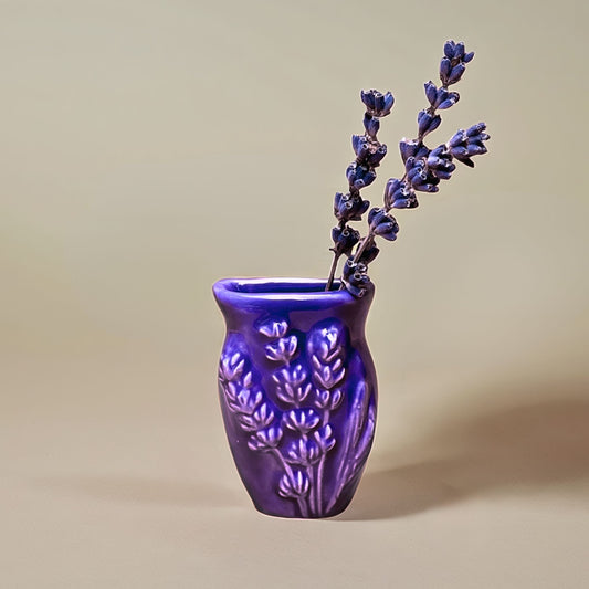 Lavender Vase - Purple